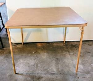 lot 5274 image: Vintage Samsonite Folding Card Table