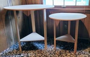 lot 5361 image: (2) Round Tables - 32 and 24