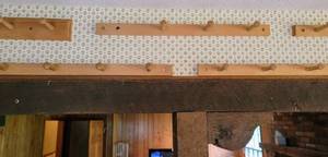 lot 5369 image: (9) 24l Wooden Hanging Racks