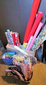 lot 5490 image: HUGE Wrapping Paper  Gifts Bags of all sizes and occasions