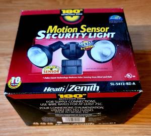 lot 5268 image: Motion Sensor 180 degree Detection Zone Security Light By Zenith