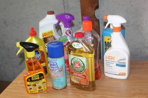 lot 5306 image: Assorted Cleaners, Chemicals, Goo Gone, Murphy Oil Soap, Pledge and MORE