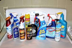 lot 5301 image: Assorted Home Cleaners, Chemicals, Soft Scrub, Drano, Goo Gone and MORE