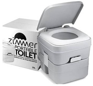 lot 27217 image: Portable Toilet Camping Porta Potty - 5 Gallon Waste Tank