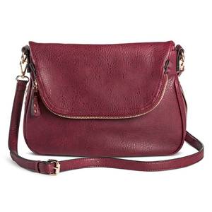 lot 27243 image: Womens Solid Crossbody Handbag - Cognac