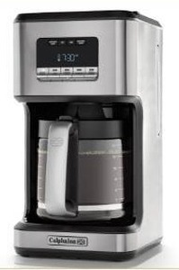 lot 27104 image: Calphalon 14-Cup Programmable Coffee Maker - Stainless Steel Drip Coffee Maker with Glass Carafe, High Performance Heating
