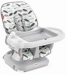 lot 27208 image: Fisher-price Spacesaver High Chair - Climbing Leaves, Convertible Dining Chair