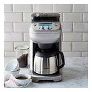 lot 27102 image: Breville - the Grind Control 12-Cup Coffee Maker - Silver