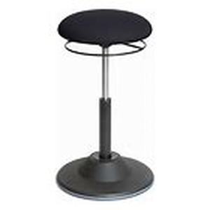 lot 27127 image: Airlift 360 Adjustable Ergonomic Active Balance Non - Slip Desk Stool Black - Seville Classics