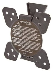 lot 27297 image: Amazon Basics Tilting TV Wall Mount for 12-39 inch TVs up to 40 lbs