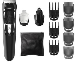 lot 27306 image: Philips Norelco - Multigroom 3000 Beard, Moustache, Ear and Nose Trimmer - Blacksilver
