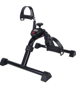 lot 27334 image: Vaunn Medical Folding Pedal Exerciser with Electronic Display for Legs and Arms Workout (Fully Assembled Exercise Peddler, no Tools Required)