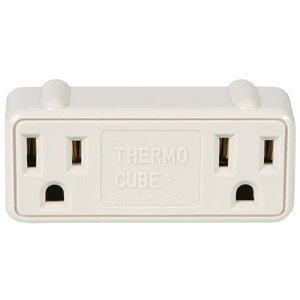 lot 27341 image: TC-3 Cold Weather Thermo Cube Thermostatically Controlled Outlet - On at 35-DegreesOff at 45-Degrees