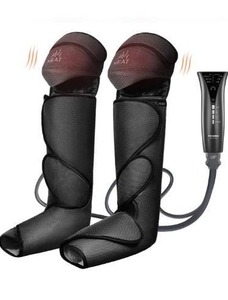 lot 27350 image: FIT KING Foot and Leg Massager for Circulation with Knee Heat with Hand-held Controller 3 Modes 3 Intensities FT-011A