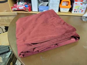 lot 27275 image: Plush Velvet Pole Pocket 50 x 108 Curtain Panel