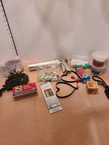 lot 1350 image: Trivett, birthday candles, matches, Cookie cutters and cupcake bake cups
