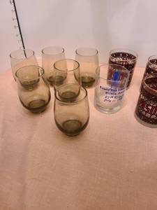 lot 1359 image: Assorted drinking glasses