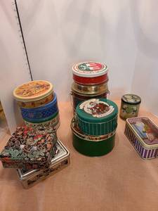 lot 1375 image: Assorted tins