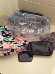 lot 1500 image: Make Up Bags and or Traveling Bags