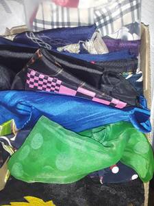 lot 1617 image: Ladies Silky Scarves