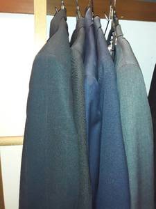 lot 1624 image: Mens Blazers with only 2 pr. Slacks. Slacks 36 x 30 Jackets Small to Medium
