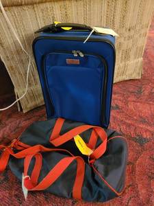 lot 2018 image: Protege soft sided luggage 19 by 12 and duffle bag