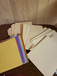 lot 2033 image: File folders and colored paper