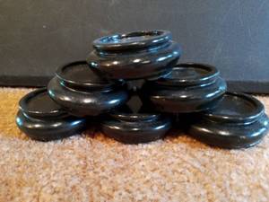 lot 1105 image: Chinese Wooden Risers Set of 6