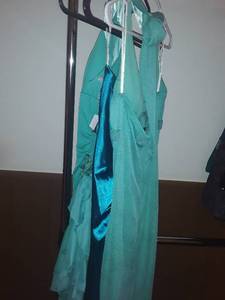 lot 1523 image: PROM DRESSES. Size 34 or Small. (the pictures dont show how great these dresses are..need to see in person)