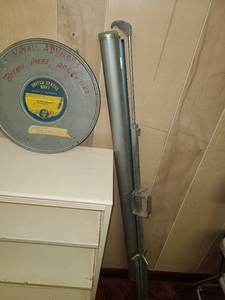 lot 2052 image: Projection screen and US Navy film Kennedy visits Atlantic Fleet 1961