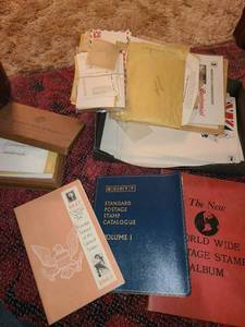 lot 2070 image: Stamp collection items