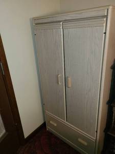 lot 2071 image: Wardrobe closet 58x30x21 inches