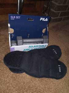 lot 1150 image: Fila Weights and Wrist or Ankle Weights
