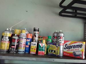 lot 3021 image: Miscellaneous Product....Oils, cleaners and Bug Spray.