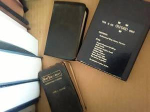 lot 3043 image: Lot of Various Bibles. and Audible Books of the Bible