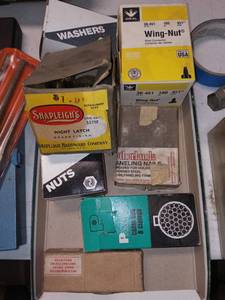 lot 3110 image: Window Locks with Assorted Nuts and Washers