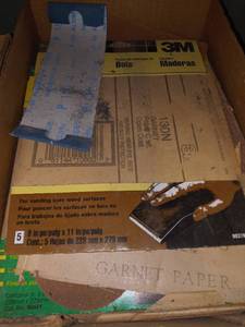 lot 3182 image: Sandpaper