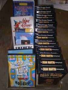 lot 3197 image: Dean Martin Celebrity Roasts VHS with Other Movies