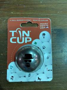 lot 55738 image: Tin Cup Golf Ball Markers