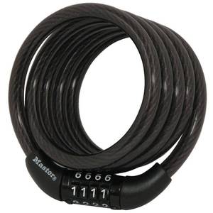 lot 64226 image: Master Lock Cable Lock 8143D Preset Combination, 4ft (1.2m) Long x 516in (8mm) Diameter