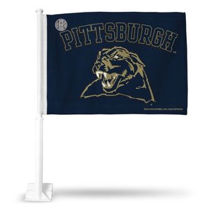 lot 64235 image: Pittsburgh Panthers NCAA 11X14 Window Mount 2-Sided Car Flag
