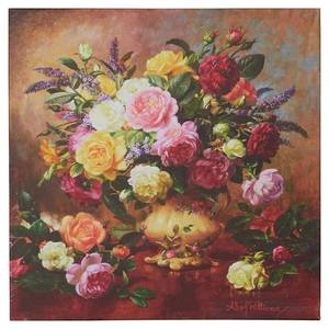 lot 55770 image: Roses from a Victorian Garden by Albert Williams Painting Print on Wrapped Canvas. 53��x41��