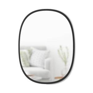 lot 64242 image: 18 x 24 Oval Hub Decorative Mirror Black - Umbra