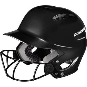 lot 64245 image: demarini paradox protg batting helmet - sm black