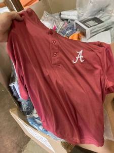 lot 64250 image: Alabama Collard Shirt Size Small
