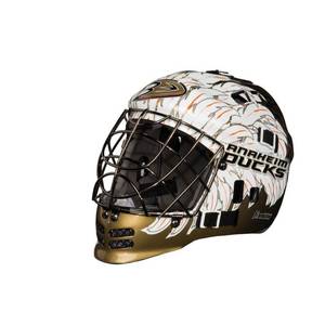lot 64252 image: Franklin Anaheim Ducks Nhl Team Mini Goalie Mask