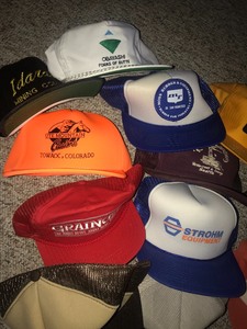 lot 24082 image: Lot of Trucker Hats - Ball Caps - Many are Vintage