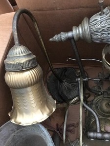 lot 24117 image: Scale & Vintage Light Fixtures