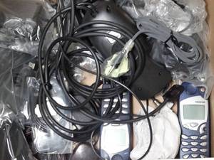lot 24007 image: Lot of Vintage Cell  Bag Phones