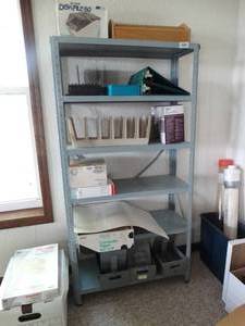 lot 24008 image: 5ft Metal Shelf  wo Contents